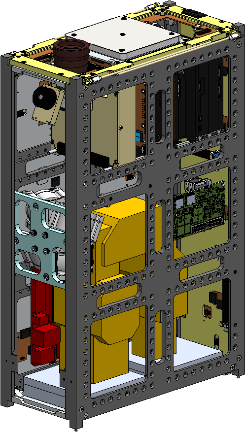 Internal TeraLink-1 spacecraft assembly