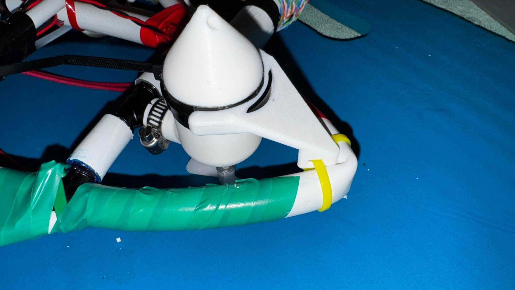 SeaPerch ROV printed nose guard and thruster assembly