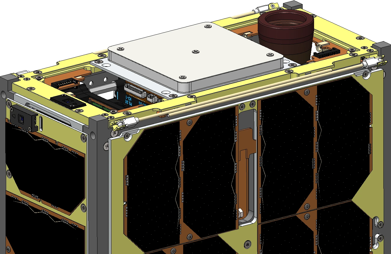 Spacecraft chassis with mechanical ground support interface